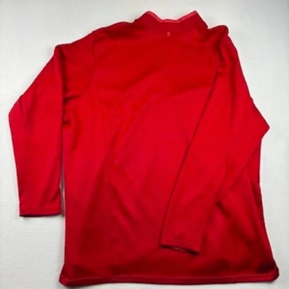 Nike Pullover Men 3XL Red Quarter Zip Dri-Fit Activewear Gorpcore Sporty Style